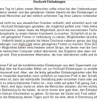 Hochzeitseinladungen
