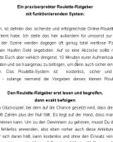Ein praxiserprobter Roulette-Ratgeber mit funktionierendem Syste