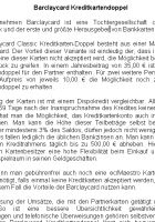 Barclaycard Kreditkartendoppel - 261 W�rter