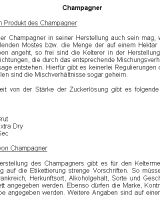 Champagner - 321 W�rter