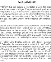 Der Eizo EV2313W - 251 W�rter