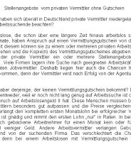 Stellenangebote  vom privaten Vermittler ohne Gutschein - 289 W�