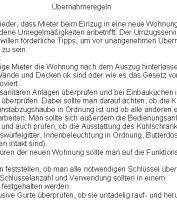 �bernahmeregeln - 305 W�rter