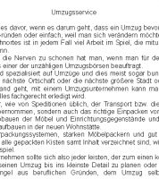 Umzugsservice - 324 W�rter