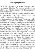 Umzugsspedition - 309 W�rter