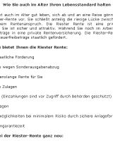 Wie Sie auch im Alter Ihren Lebensstandard halten - 163 W�rter
